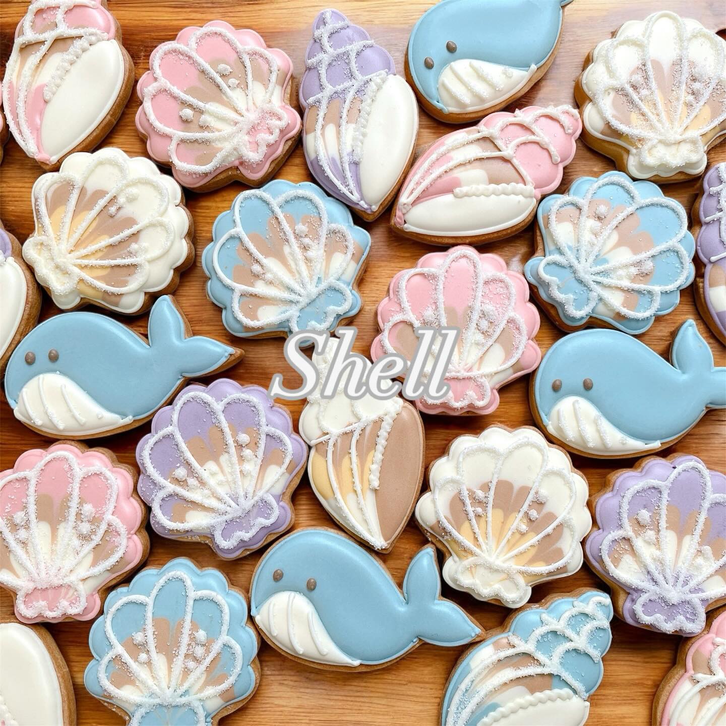 🩵𓇼 夏の海をぎゅっと閉じ込めた𓇼🩵
やさしい“くすみカラー”の
シェル型アイシングクッキーができました🫧

上品なくすみブルーやサンドベージュ、
ほんのりピンクなど、夏の空と海、
浜辺の色をイメージしています

ギフトにも、ティータイムにもぴったり。
ひとつひとつ丁寧に仕上げた
繊細なデザインをお楽しみください𓂃𓈒𓏸