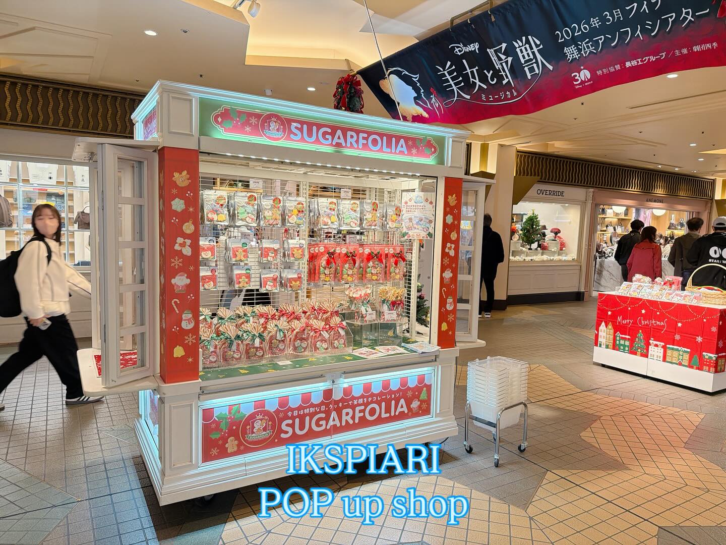 イクスピアリ【1日目】無事終了

館内は常にたくさんのお客様で賑わっていて、
キラキラ華やかで、みんなウキウキ️
ホリデーシーズンを思いきり楽しんでいる
最高の雰囲気でした️

たくさんの方にお立ち寄りいただき、
お買い上げも本当にありがとうございます♡

まだまだ続くイクスピアリ出店。
明日以降も、
心ときめくクッキーを
たくさん並べてお待ちしています

イクスピアリ
2F トレイダーズ・パッセージ
12/12〜12/25 10:00〜20:00
（最終日は19:00まで）

@ikspiari_official